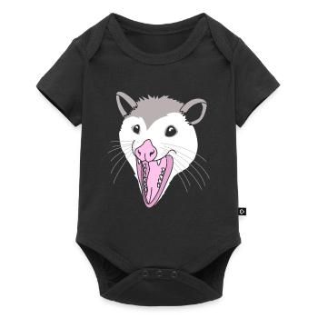 Opossum - Body à manches courtes Premium Bébé - noir - Devant