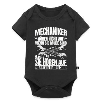 Mechaniker - Baby Premium Kurzarmbody - Schwarz - Vorne