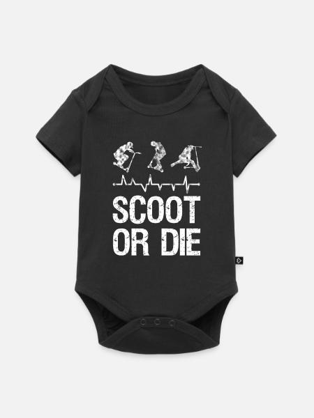 Stunt Scooter - Baby Premium Kurzarmbody - Schwarz