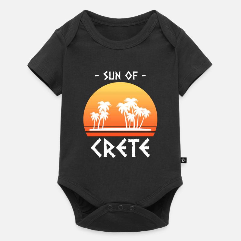 Crète Cadeaux de vacances - Body à manches courtes Premium Bébé - noir