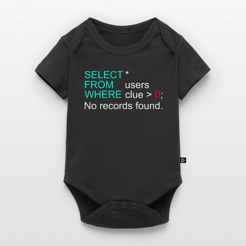 Datenbankdaten SQL Programmer Administration Baby Premium Kurzarmbody