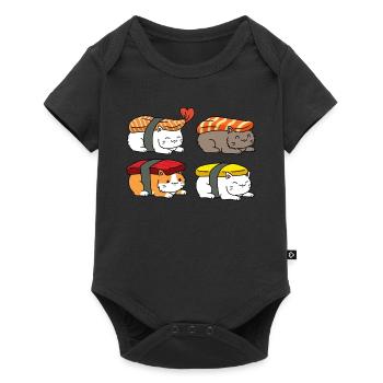 Cat Sushi Sushi Gift - Baby Premium short-sleeve bodysuit - black - Front