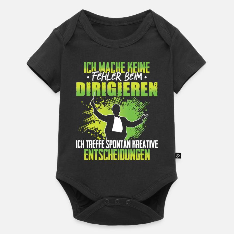 Keine Fehler beim dirigieren Dirigent Chorleiter - Baby Premium Kurzarmbody - Schwarz