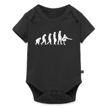 Gymnastics Evolution Turner Monkey Development Dance - Baby Premium short-sleeve bodysuit - black - Front