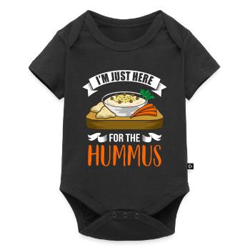I'm Just Here For The Hummus Funny Hummus - Baby Premium short-sleeve bodysuit - black - Front