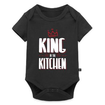 kitchen king - Baby Premium short-sleeve bodysuit - black - Front