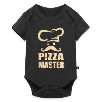 Pizza Master Chef - Pizza Friends - Baby Premium short-sleeve bodysuit - black - Front