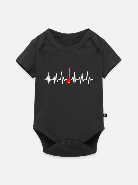 Bassist Gitarrist Basser Kontrabass Geschenk Bass - Premium kortærmet baby-body - sort