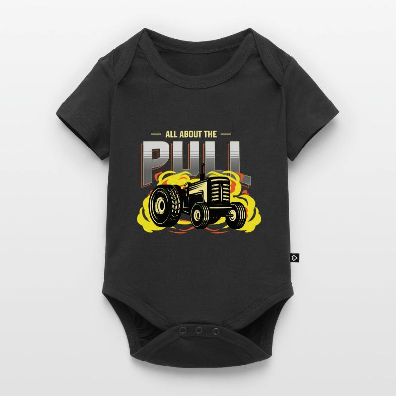 tractor pulling, tractor pulling Traktor, racing, Baby Premium Kurzarmbody