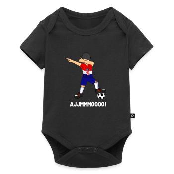 Football Croatie - Body à manches courtes Premium Bébé - noir - Devant