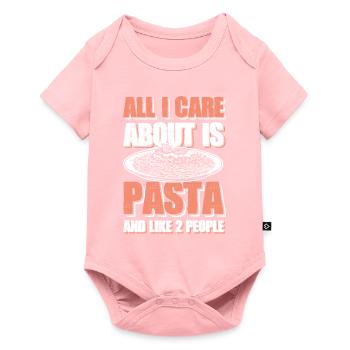 Pâtes spaghetti - Body à manches courtes Premium Bébé - rose - Devant