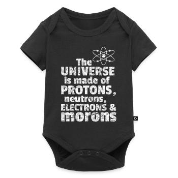 Funny Chemistry Pun Science Teacher Apparel - Baby Premium short-sleeve bodysuit - black - Front