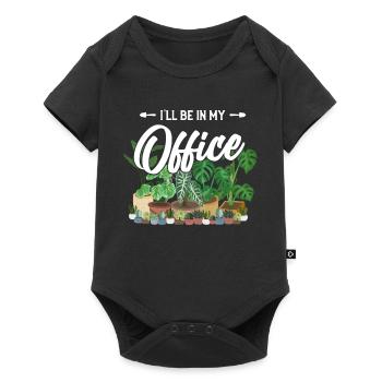 Gardener Plants - Baby Premium short-sleeve bodysuit - black - Front