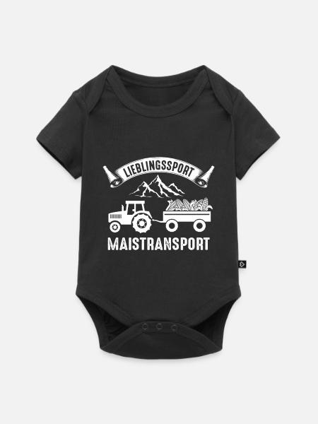Lieblingssport Maistransport - Baby Premium Kurzarmbody - Schwarz