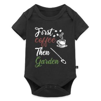 Garden Morning Muffle Coffee Gardener Gardening - Baby Premium short-sleeve bodysuit - black - Front