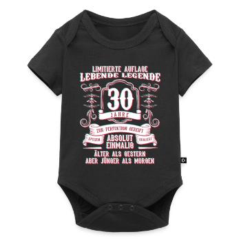 30 Birthday Funny Gift Idea - Baby Premium short-sleeve bodysuit - black - Front