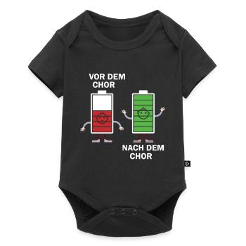 Nach dem Chor - Baby Premium Kurzarmbody - Schwarz - Vorne