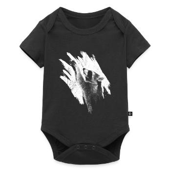 Raccoon Gift Racoon Ferret Lynx Nature - Baby Premium short-sleeve bodysuit - black - Front