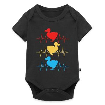 Dodo cadeau oiseau primitive fossil archéologie Geek - Body à manches courtes Premium Bébé - noir - Devant
