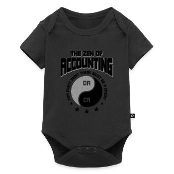 accountant - Baby Premium short-sleeve bodysuit - black - Front