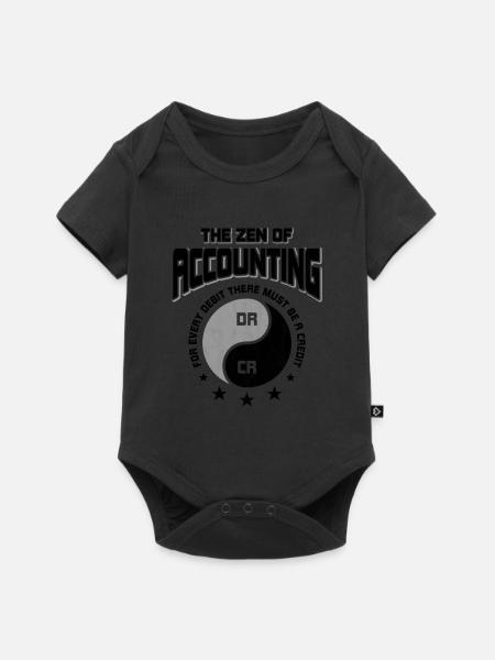 Buchhalter - Baby Premium Kurzarmbody - Schwarz