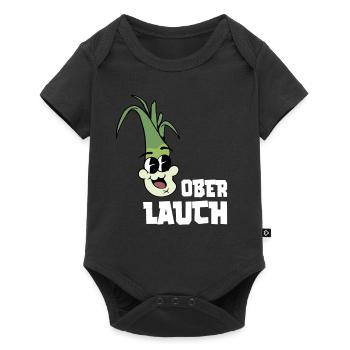 Ober Lauch - Fitness Gym Lauch Witz - Baby Premium Kurzarmbody - Schwarz - Vorne