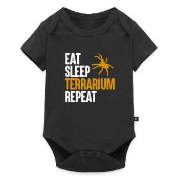 Vogelspinne Spinnen Tarantel Spinne Vogelspinnen - Baby Premium Kurzarmbody - Schwarz - Vorne