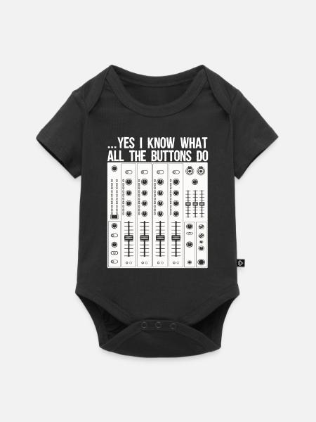 Ich Weiß, Welche Tasten Sound Engineer Audio Music - Baby Premium Kurzarmbody - Schwarz