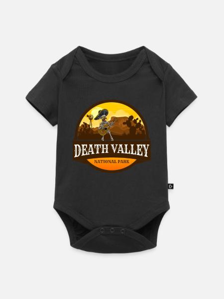 Death Valley National Park Geschenk - Baby Premium Kurzarmbody - Schwarz