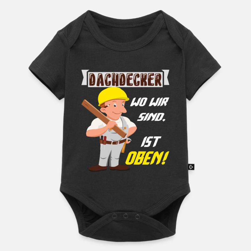 Dachdecker Dachdeckermeister Dachdecken - Baby Premium Kurzarmbody - Schwarz