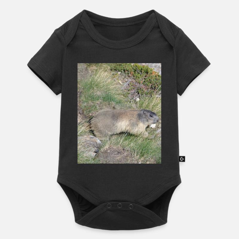 Marmotte - Body à manches courtes Premium Bébé - noir
