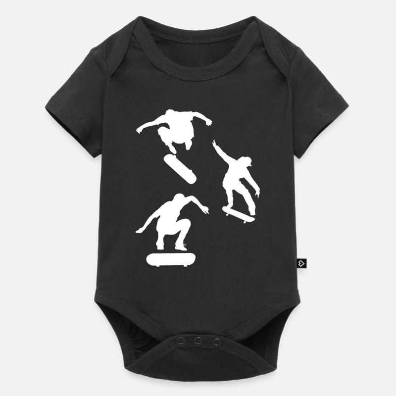 Skate skater - Body à manches courtes Premium Bébé - noir