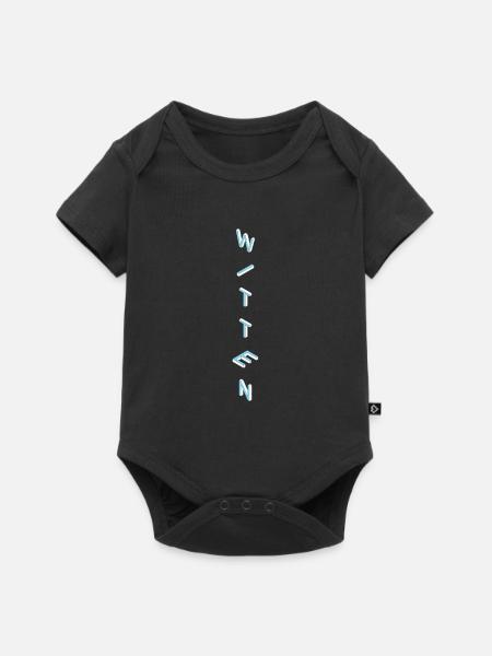 Witten - Baby Premium Kurzarmbody - Schwarz