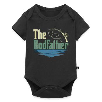 The Rodfather Fishing Rod - Body à manches courtes Premium Bébé - noir - Devant