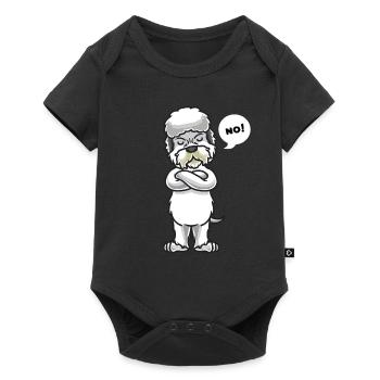Sturer Dandie Dinmont Terrier Dog Funny - Baby Premium short-sleeve bodysuit - black - Front