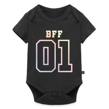 Bff 01 Best Friends - Baby Premium short-sleeve bodysuit - black - Front
