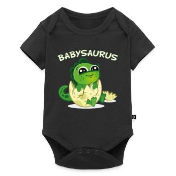 Babysaurus - Bébé dinosaure Dino Unicorn - Body à manches courtes Premium Bébé - noir - Devant