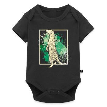Suricate - Body à manches courtes Premium Bébé - noir - Devant