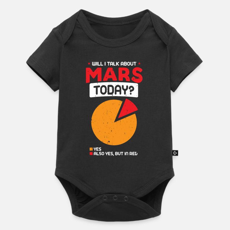 Mars - Baby Premium Kurzarmbody - Schwarz