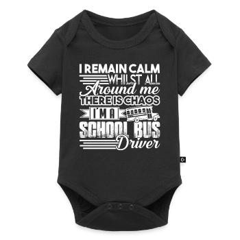 School Bus Driver I'm A School Bus Driver - Baby Premium short-sleeve bodysuit - black - Front