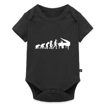 Piano Piano Piano Player Pianist Grand Piano Music - Baby Premium short-sleeve bodysuit - black - Front