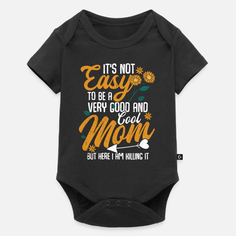 Muttertag - Baby Premium Kurzarmbody - Schwarz