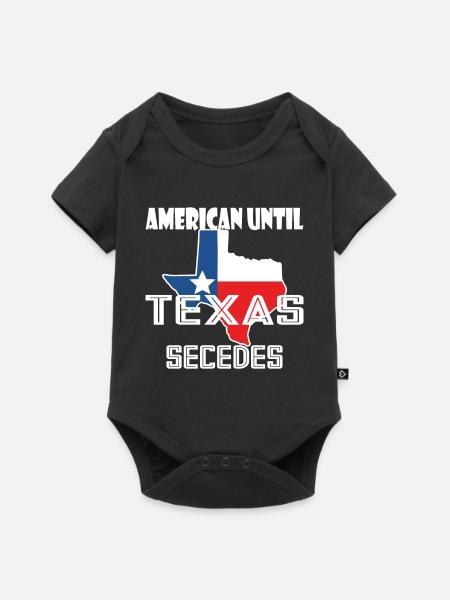 Texas Flagge Usa Texas Amerika - Baby Premium Kurzarmbody - Schwarz
