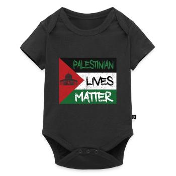 Palestinian Lives Matter Free Palestine Flag Gaza - Body à manches courtes Premium Bébé - noir - Devant