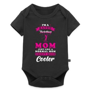 Twirling Mom Sport Twirl - Baby Premium short-sleeve bodysuit - black - Front