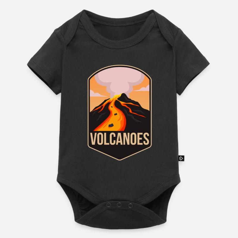 Vulkan - Baby Premium Kurzarmbody - Schwarz