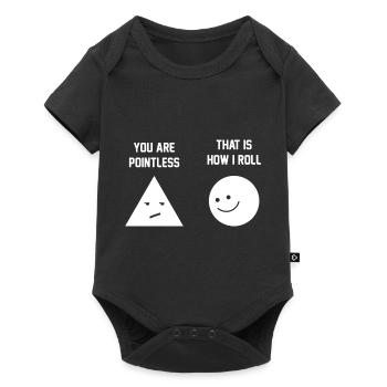 You are pointless shirt - Body à manches courtes Premium Bébé - noir - Devant