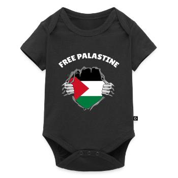 Free Palestine Palestinian Palestine T-Shirt - Baby Premium short-sleeve bodysuit - black - Front