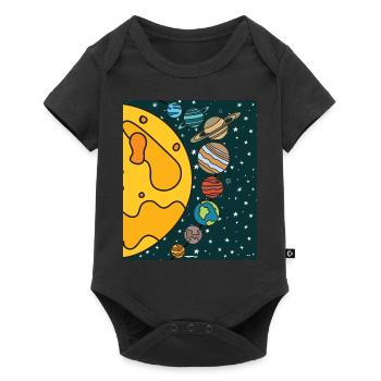 Astronomy Solar System Planets Universe - Baby Premium short-sleeve bodysuit - black - Front