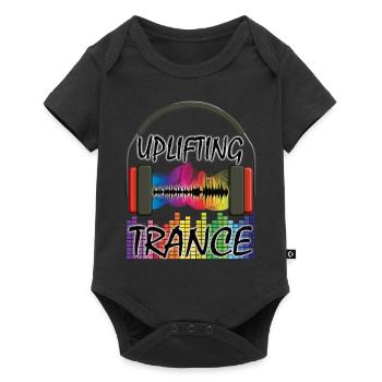 Uplifting Trance colorful - music - Baby Premium short-sleeve bodysuit - black - Front